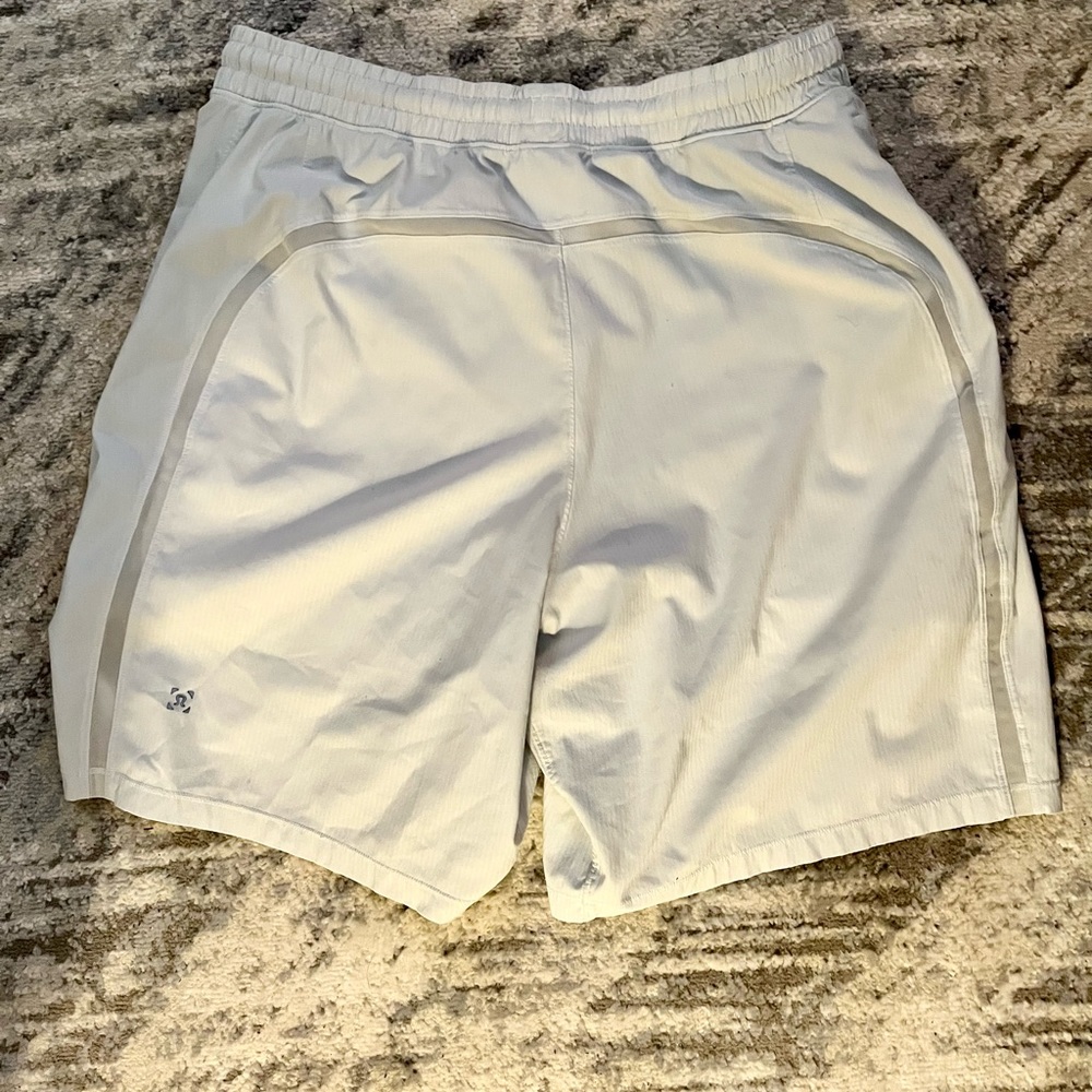 Lululemon Pace Breaker Lined Short 7” White